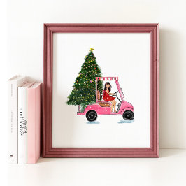Julillustration Poster