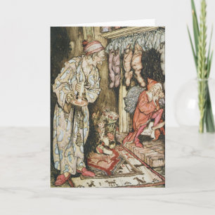 Julillustrationer Helgkort