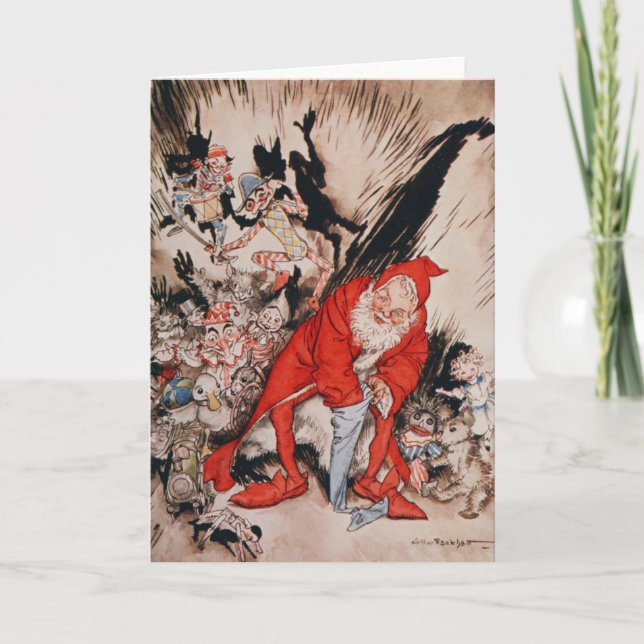 Julillustrationer Helgkort (Framsida)