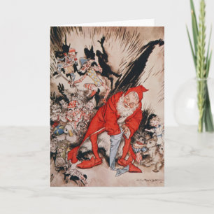 Julillustrationer Helgkort