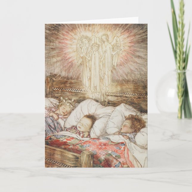 Julillustrationer Helgkort (Framsida)