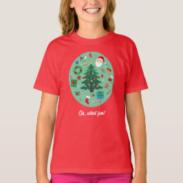 Julillustrationer Högtid T Shirt