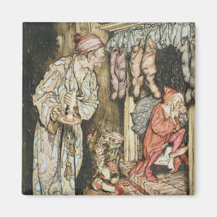 Julillustrationer Magnet