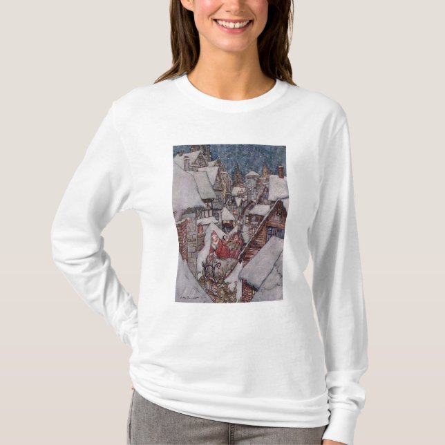 Julillustrationer T Shirt (Framsida)