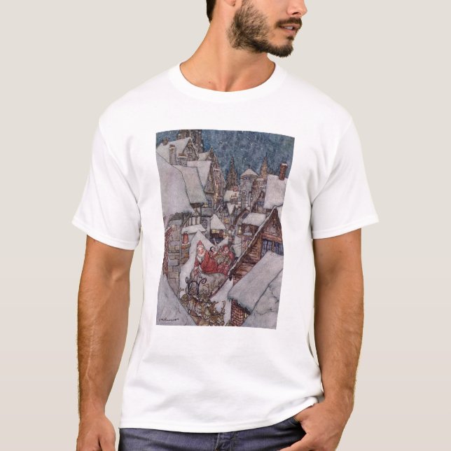 Julillustrationer Tee Shirt (Framsida)
