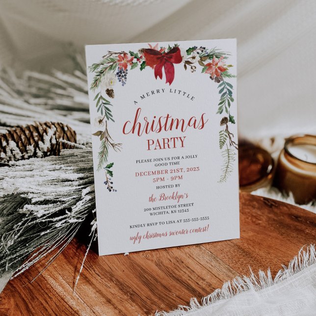 Julinbjudan - inbjudan till Julafton-partiet (Skapare uppladdad)