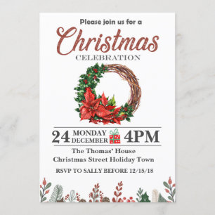 Julinbjudan - inbjudan till julfest