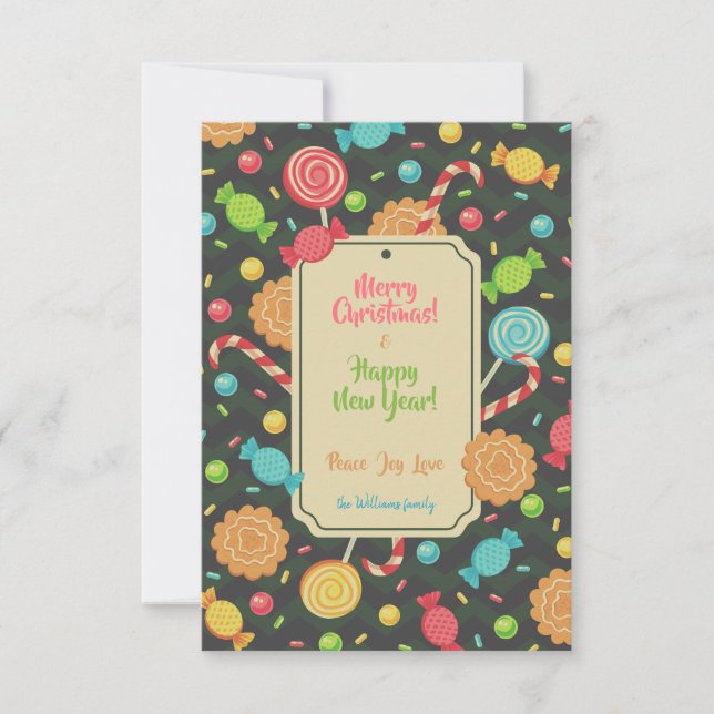 Julinbjudan med burkar inbjudningar (Framsida)