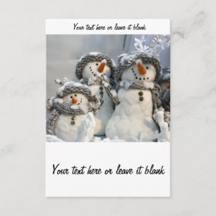 Julinbjudan snögubbar inbjudningar