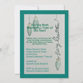 Julinbjudan till familjen inbjudningar