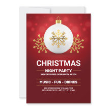 Julinbjudan till Röda och Guld, jul kväll