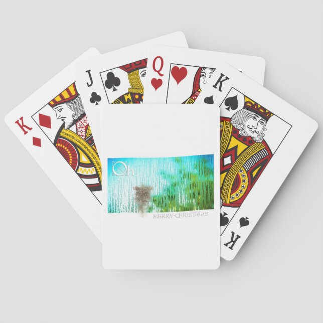 julinteriör spel kort (Baksidan)