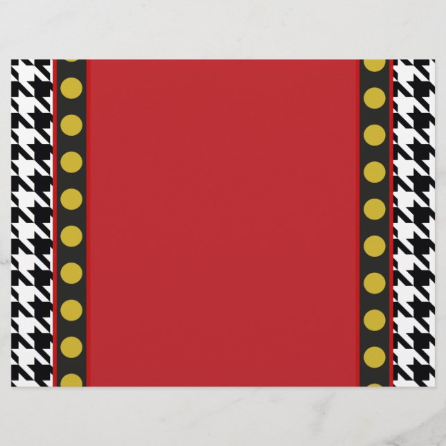 Julintervall Dogtooth, Houndstooth (Framsida)