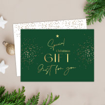 Julintyg Grönt Guld Glitter