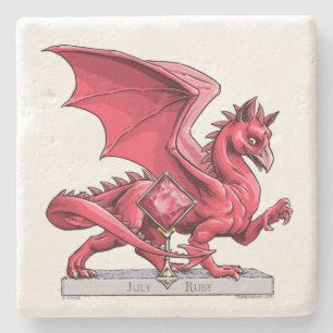 Julis Birthstone drake: Ruby Stenunderlägg