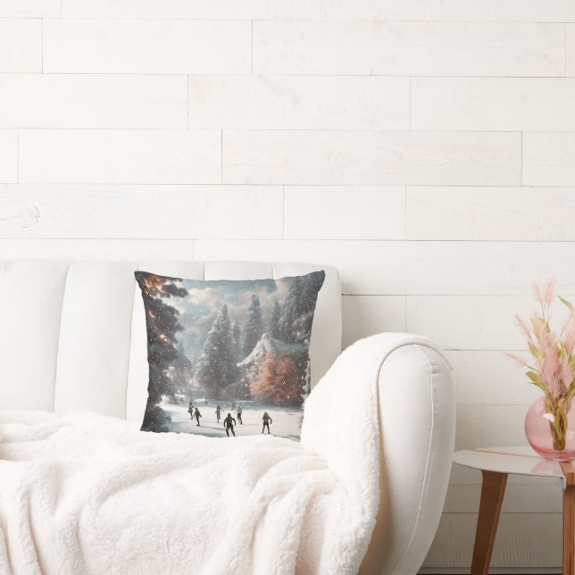 Julis Skater på en damm Kudde (Soffa)