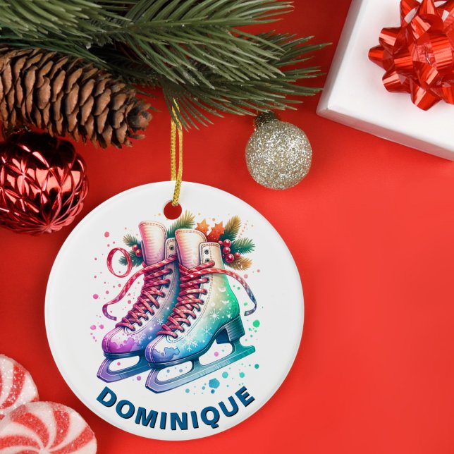 Julis Skates Pewter Snowflake Ornament (Skapare uppladdad)