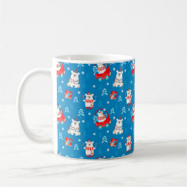 Julisk isbjörn kaffemugg