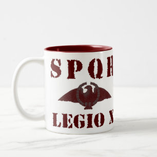 Julius Caesar berömd 10th romersk mugg för