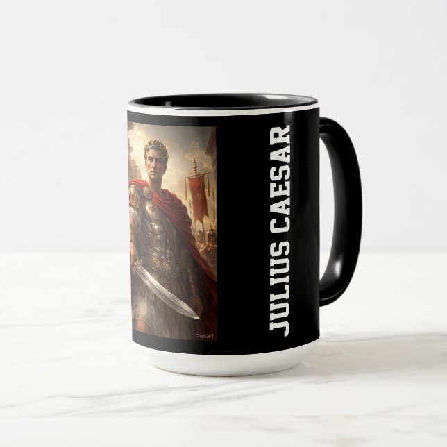 Julius Caesar black Mugg (Framsida höger)
