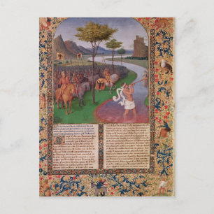 Julius Caesar Crossing the Rubicon, 1470 Vykort