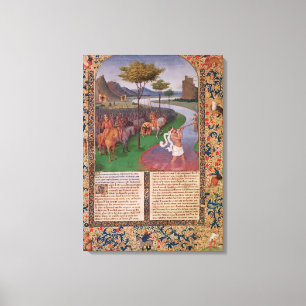 Julius Caesar Crossing the Rubicon, c.1470 Canvastryck