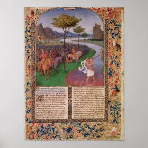 Julius Caesar Crossing the Rubicon, c.1470 Poster