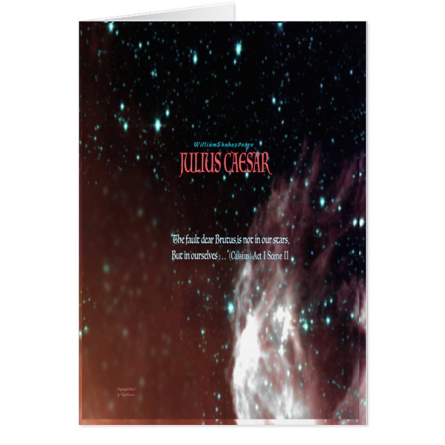 Julius Caesar Hälsningskort (Framsidan)