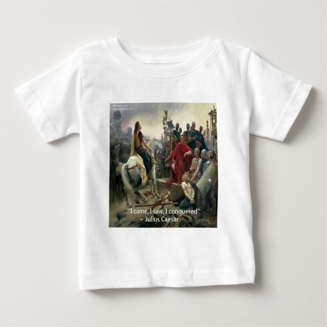 Julius Caesar Jag kom Jag såg Jag erövrade T-shirt (Framsida)
