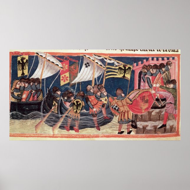 Julius Caesar landar i England Poster (Framsidan)