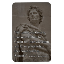 Julius Caesar Motivational Homeschool Quote Magnet