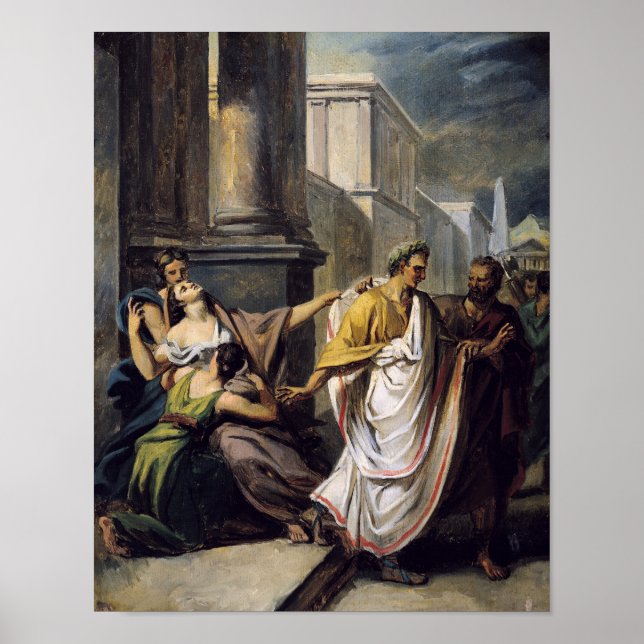 Julius Caesar på väg till senaten Poster (Framsidan)