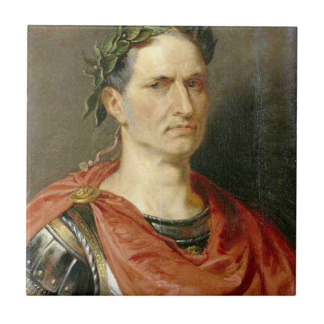 Julius Caesar Portrait Kakelplatta (Framsidan)