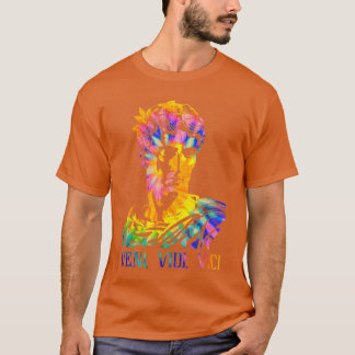 Julius Caesar Porträtt Withie Färg Mönster Veni Vi T Shirt