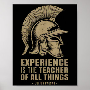 Julius Caesar Romano Helmet-upplevelsen är Poster