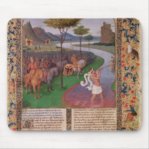 Julius Caesar som korsar Rubiconen, c.1470 Musmatta