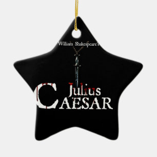 Julius Caesar stjärnaprydnad Julgransprydnad Keramik