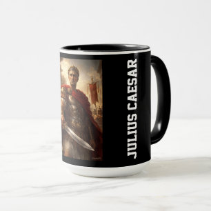 Julius Caesar svart Mugg
