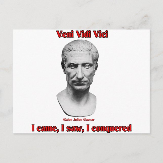 Julius Caesar Vykort (Framsida)