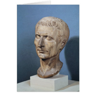 Julius Caesars Bust Hälsningskort