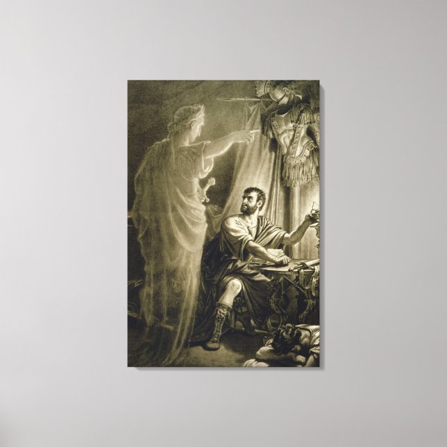 Julius Caesars Ghost, i William:s spel Canvastryck (Framsida)