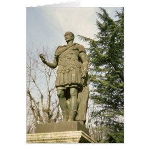 Julius Caesars staty Hälsningskort