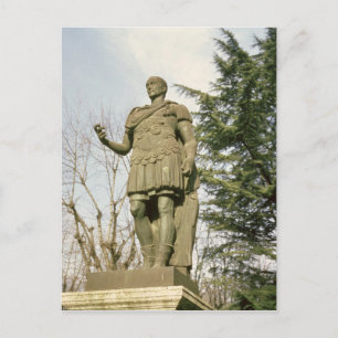 Julius Caesars staty Vykort