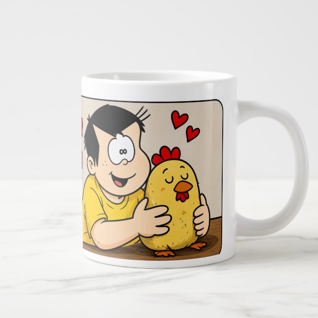 Julius & His Chicken Giant Coffee Mug Jumbo Mugg (Höger)