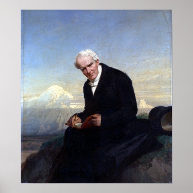 Julius Schrader Baron Alexander von Humboldt Poster (Framsidan)