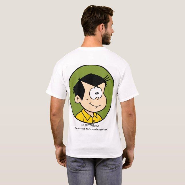 Julius "The Optimist" Unisex T-Shirt (Hel baksida)