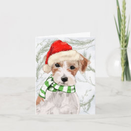 JulJacken Russell och Botaniskt Gräs Helgkort