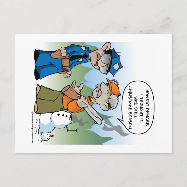 Juljakt Helg Vykort (Framsida)