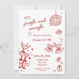 Juljasjingle och marmelad party meddelande