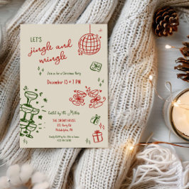 Juljasjingle och marmelad party meddelande